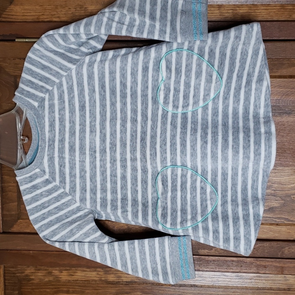 Mini Boden Velour Striped Dress Sz 2-3Yr